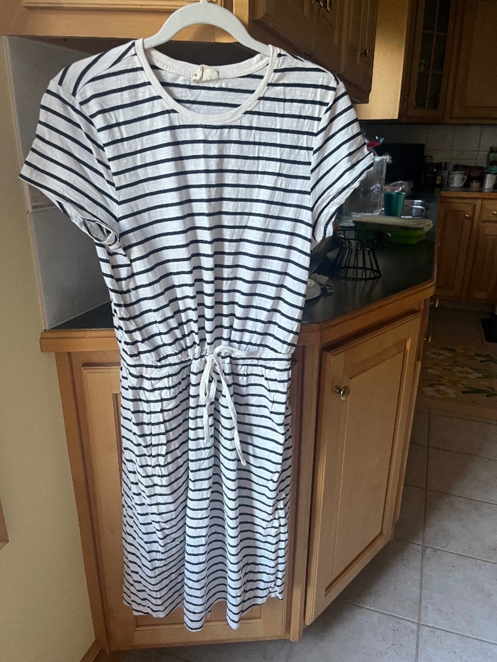 Pact T-Shirt Striped Dress, M